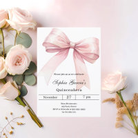 Rosa elegant Quinceanera