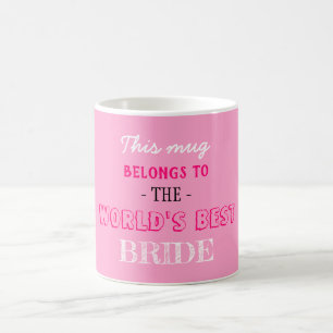 Rosa Elegant World Best Gift for Bride Kaffemugg