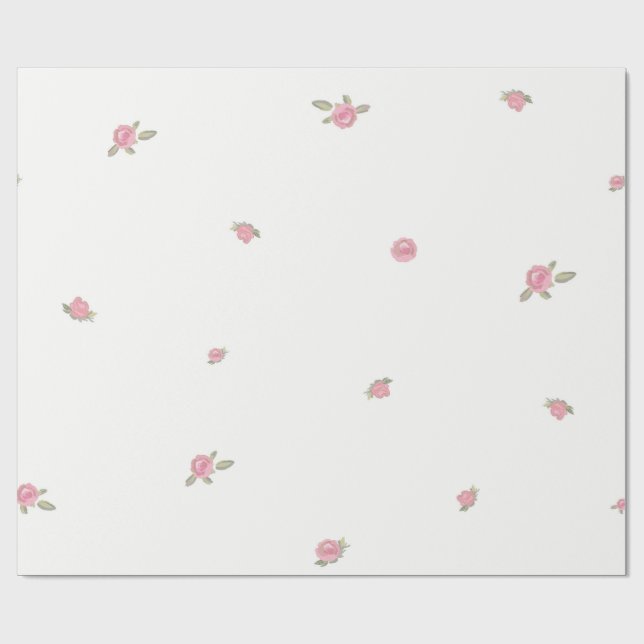 Rosa eleganta rosor  presentpapper (Platt)