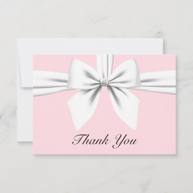 Rosa Eleganta Tiffany Pärlor Fancy Fest Brevpapper Tack Kort (Framsida)