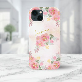 Rosa | Eleganten blommigt Ro Lägg till ditt namn