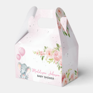  Rosa Elephant Baby Shower Presentaskar