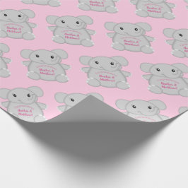 Rosa Elephant Baby Shower Presentpapper