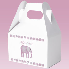Rosa Elephant Baby Shower Tack Presentaskar