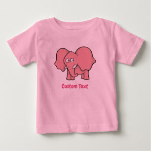 Rosa Elephant Baby T-Shirt