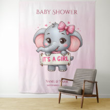 Rosa Elephant BackDrop