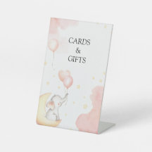 Rosa Elephant Cards & Gifts Sign