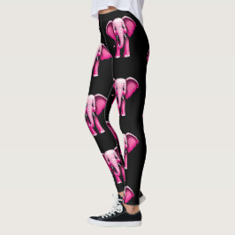 Rosa Elephant Designer Leggings