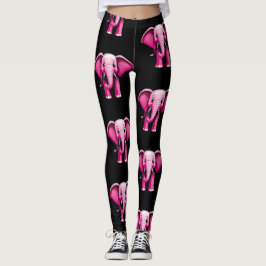 Rosa Elephant Designer Leggings