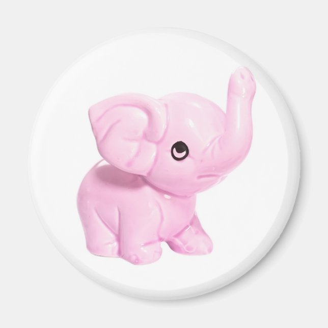 Rosa Elephant Magnet (Framsidan)