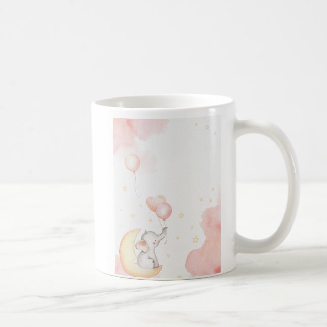 Rosa Elephant Mugg (Höger)