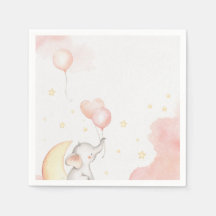 Rosa Elephant Napkin
