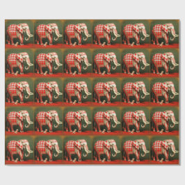 Rosa Elephant och Polka Dot Chihuahua Presentpapper
