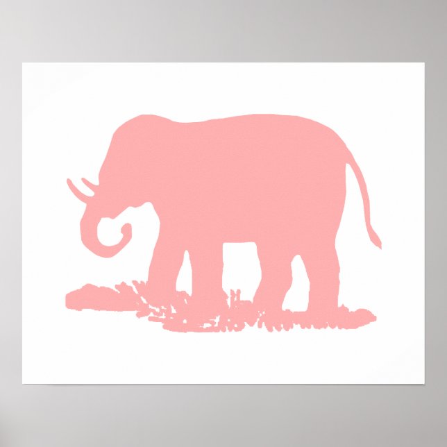 Rosa Elephant Poster (Framsidan)