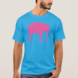 Rosa Elephant Silhouette T-shirt