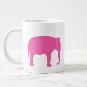 Rosa Elephant Silhouettes Jumbo Mugg