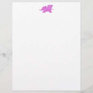 Rosa Elephant Stationery