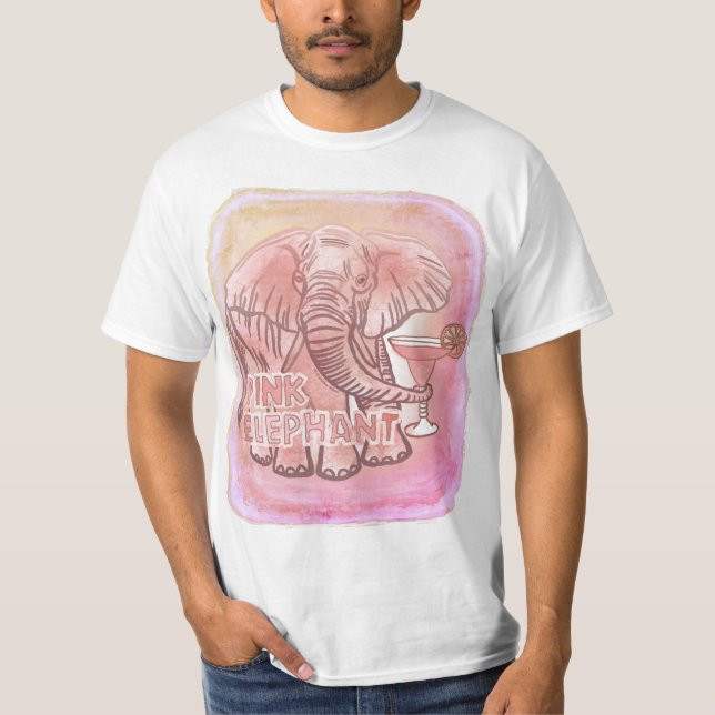 Rosa Elephant t-shirt (Framsida)