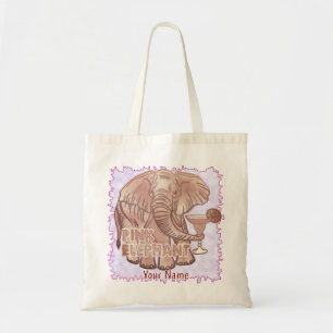 Rosa Elephant Tygkasse