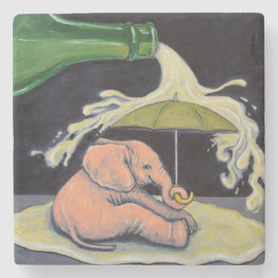 Rosa Elephant underlägg