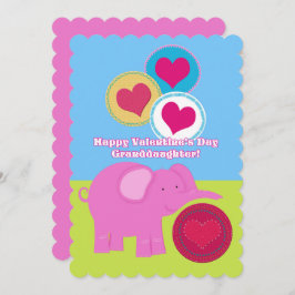Rosa Elephant Valentine for Granddotter Cute