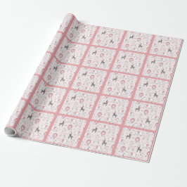 Rosa Elephant Zebra Animals Baby Shower Presentpapper