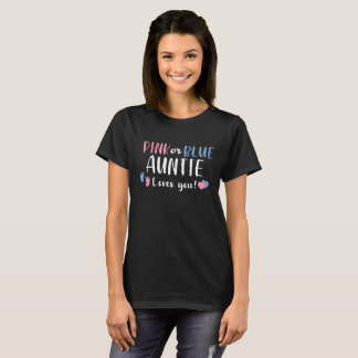 Rosa eller Blå Auntie Kärlek Du Gender Visa T Shirt