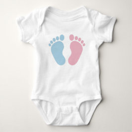 Rosa eller Blå Babymarkeringar – Könsbestämmande D T Shirt