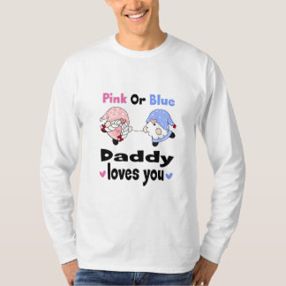 Rosa eller blå - Kärlek dig! Baby Gender Reveal T Shirt