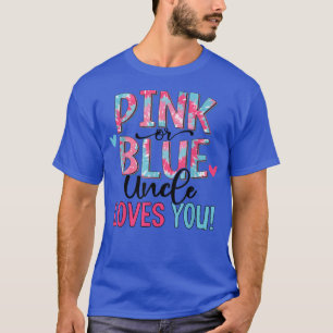 Rosa eller blå Kärlek Du tie Dye Baby Gender R T Shirt
