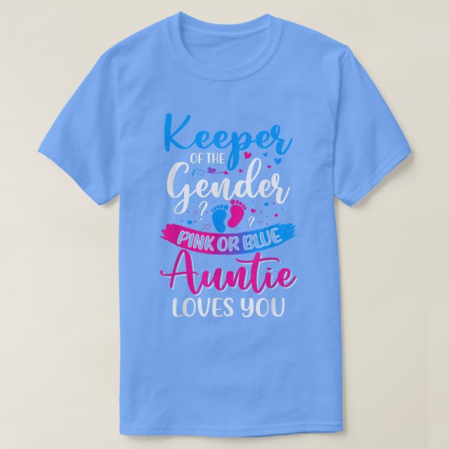 Rosa eller blå Kärlek som du har Gender för T Shirt (Design framsida)