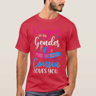 Rosa eller Blå kusin Kärlek som du håller i Gender T Shirt