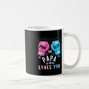 Rosa eller blå Pappa-Kärlek om du vill visa Gender Kaffemugg