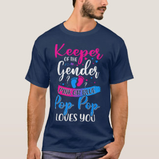 Rosa eller blå popup-Kärlek som du håller i Gender T Shirt
