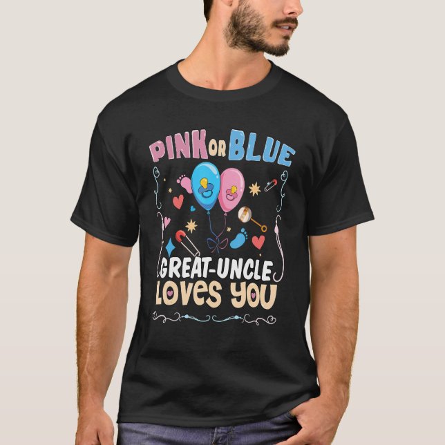 Rosa eller blå Underbar Kärlek. T Shirt (Framsida)