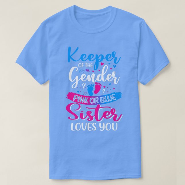 Rosa eller blåsidig Kärlek som du håller i Gendern T Shirt (Design framsida)