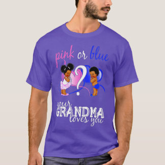 Rosa eller blått din mormor-Kärlek som du Gender v T Shirt