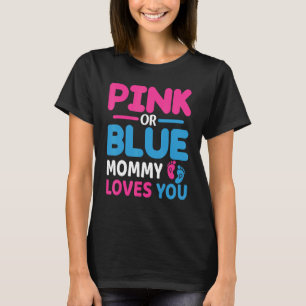 Rosa eller blått Kärlek som du använder i Baby-Gen T Shirt