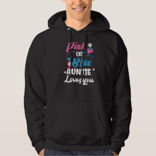 Rosa eller blått Kärleken som du Gender visar Hoodie