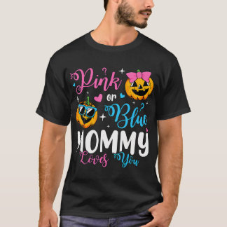 Rosa eller blått Mamma-Kärlek som du pumpkin-Gende T Shirt