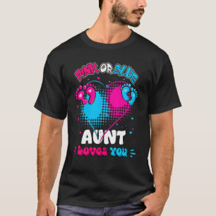 Rosa eller blått Moster Kärlek du visar Gender r i T Shirt