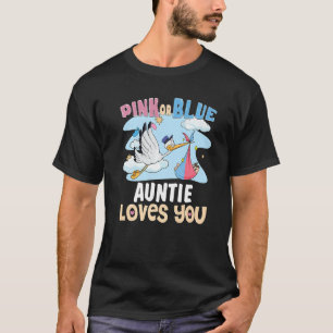 Rosa eller Blue Auntie Kärlek Du Bästa Moster någo T Shirt