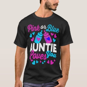 Rosa eller Blue AUNTIE Kärlek You Innehavare av T Shirt