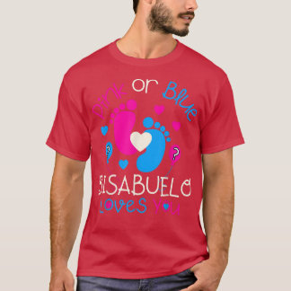 Rosa eller Blue Bisabuelo Kärlek YouBaby Gender Re T Shirt