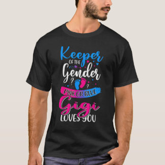 Rosa eller Blue Gigi Kärlek som du håller i Gender T Shirt