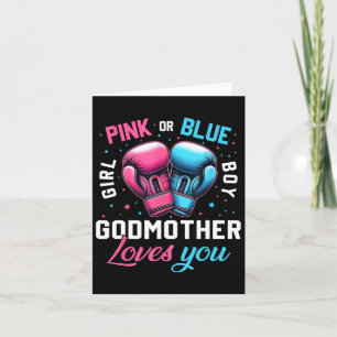 Rosa eller Blue Godmor Kärlek du Boxing Gender Rev Kort