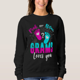 Rosa eller Blue Grams Kärlek Du Gender Visa Baby P T Shirt