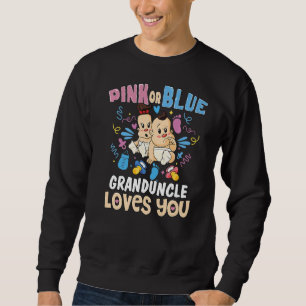 Rosa eller Blue Grandfarbror Kärlek You Best farbr Lång Ärmad Tröja