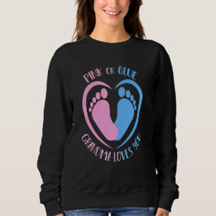 Rosa eller Blue Grandma Kärlek du Gender Baby Reve T Shirt