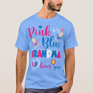 Rosa eller Blue Grandma Kärlek You-Gender Reveal ( T Shirt